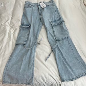 Zara cargo jeans- with tags